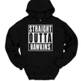 thumbnail image 1 of SPEEDRUN Men's Long Sleeve Graphic Print Hooded Pullover Tops T-Shirts Straight Outta Hawkins Hooded Sweatshirt Hoodie Funny Indiana IN Geography, 1 of 6