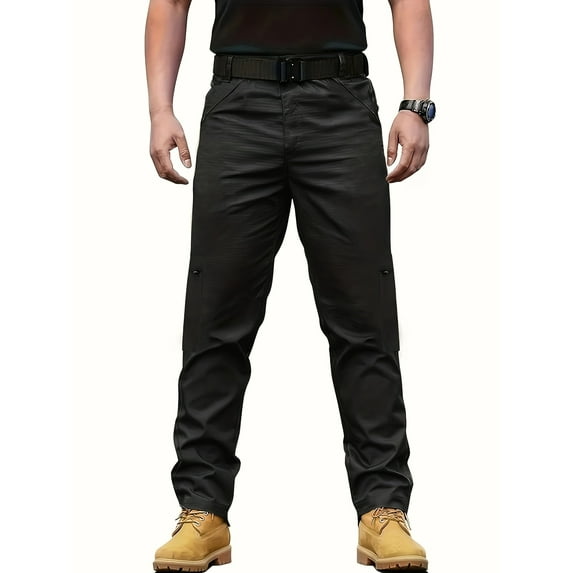 SPEEDRUN Men's Loose Fit Overalls with Multiple Pockets
