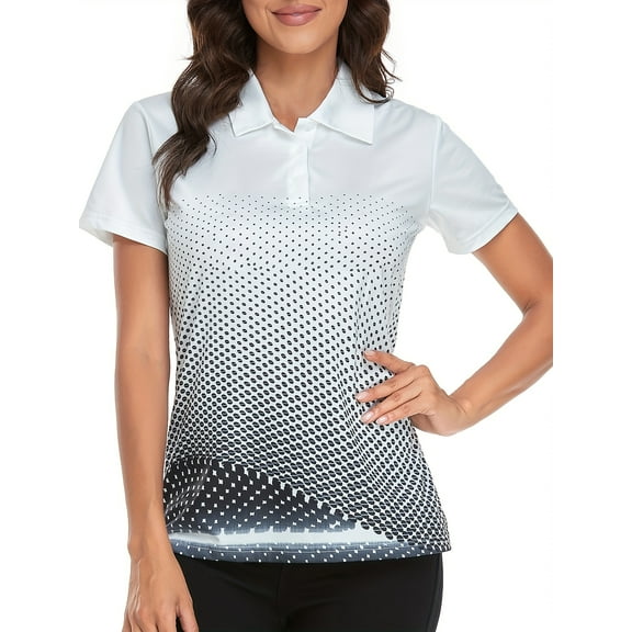 SPEEDRUN Women's Polo Short Sleeve