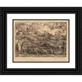 thumbnail image 1 of Switbert Lobisser 14x12 Black Ornate Wood Framed Double Matted Museum Art Print Titled: Hiobspost, 1 of 5