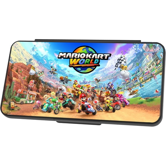 Switch 2 Accessory: RDS Game Traveler Mario Kart World Game Card Case for Nintendo Switch 2