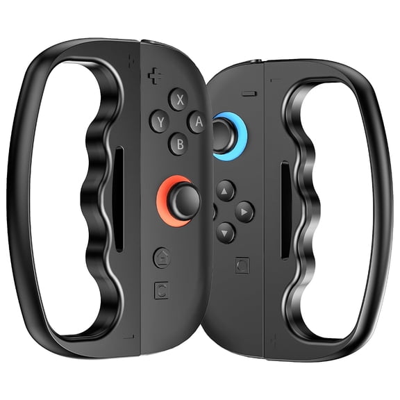 Switch 2 Boxing Grips, Fitness Hand Grips for Nintendo Switch 2 Controller, 2 Pack, Ergonomic, Anti-Slip, Tool-Free, Black