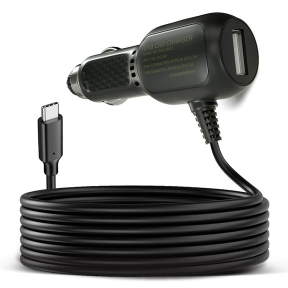 Switch 2 Car Charger, Fast Car Charger for Switch/Switch 2/Switch OLED/Switch lite, Switch Portable Car Charger USB (Black)