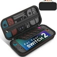 thumbnail image 1 of Switch 2 Case Compatible with NS Switch 2 (2025) and Switch/Switch OLED, Switch Travel Carrying Case Hard Shell Protective for NS Switch 2 Accessories and Switch 2 Games, 1 of 7