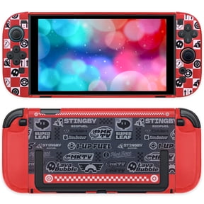 Switch 2 Case, Hard Protective Case for Nintendo Switch 2 (2025), Switch 2 Accessories for Mario Joycon Console, Shockproof Scratch-Resistant, KartWorld, Red