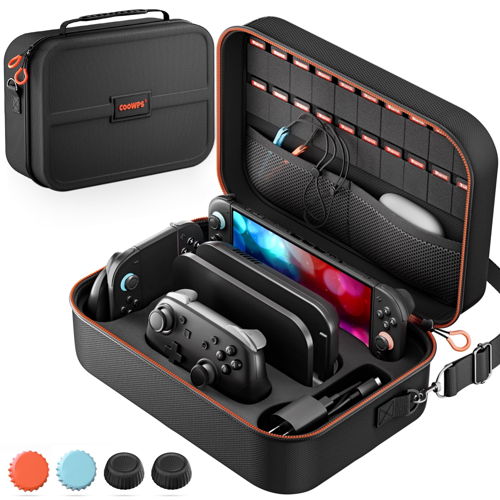 COOWPS Carrying Case for Nintendo Switch 2 (2025), All-in-One Travel ...