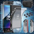 thumbnail image 1 of Switch 2 Accessories Protector Cover for Nintendo Switch 2 (2025), with 6 Thumb Caps and Screen Protector, TPU Cover, Anti-Slip, Shock-Proof, Anti-Scratch, 1 of 9