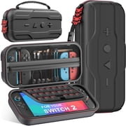 Switch 2 Case | Switch 2 Accessories - QQV Hard Shell Shockproof Carrying Case Compatible with Nintendo Switch 2 2025
