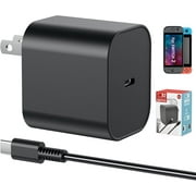 Switch 2 Charger 60W AC Adapter with 5 FT USB-C Cable   Fast Charging Power Supply for Nintendo Switch 2 Dock & Handheld, 4K TV Mode Support, Compatible with Switch OLED/Steam Deck