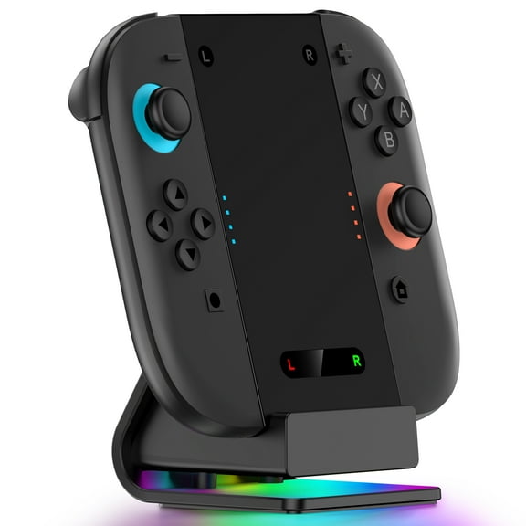 Switch 2 Controller Charging Station for Nintendo Switch 2 Joy Cons with Pro Grip with a Type-C Cord