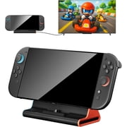 Switch 2 Dock - 4K TV Adapter - Portable Docking Station for Nintendo Switch2 New Game Console, Travel Stand Base Connector Accessories Set 3* USB 3.0 Ports, Type-C PD Charging Power Input