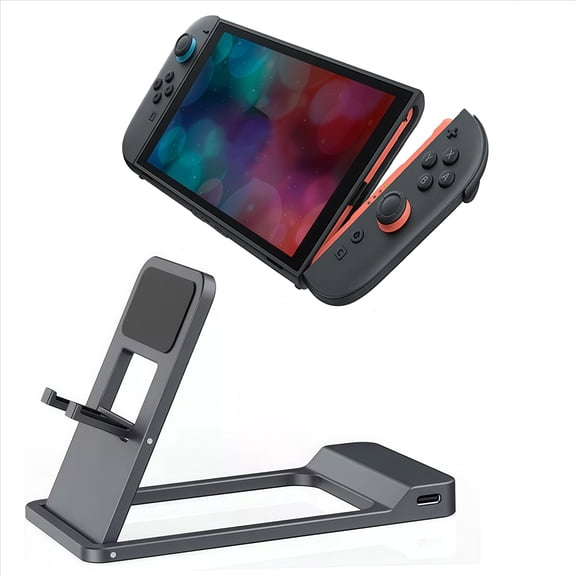 3-in-1 HD Video Converter Dock Expansion Hub Compatible with TV Casting 4K HDR-Grey