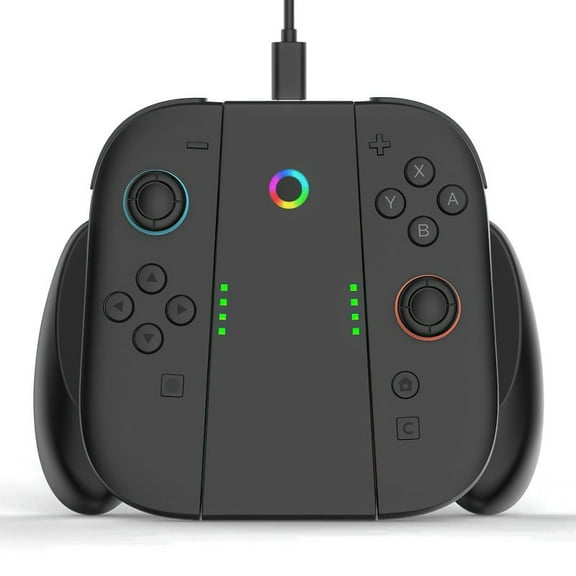 Switch 2 Joy Con Charging Controller - Charge and Play, Fast USB-C, LED Indicator, Ergonomic Comfort Controller for Switch 2