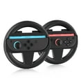 thumbnail image 1 of Switch 2 Steering Wheels for Switch 2 Joy Con Controller, Racing Wheels for Kart 9, Controller Attachment for Switch 2 Accessories, Black & 2 Pack, 1 of 4