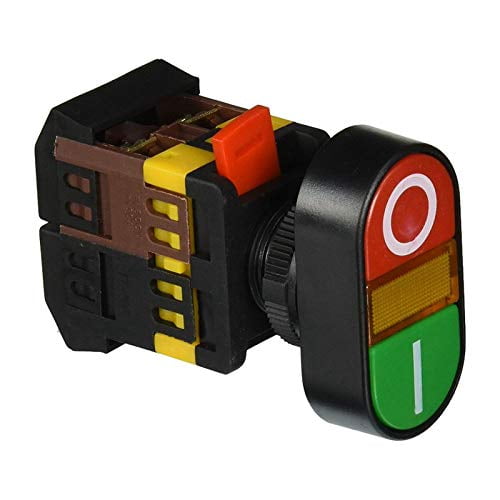 Switch AC 600V 10A ON Off ON and Off Momentary Push Button Switch with ...
