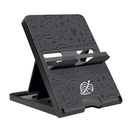 Switch Animal Crossing Switch Holder, Adjustable Switch Lite Compact Portable Foldable Mount for Accessories - Black