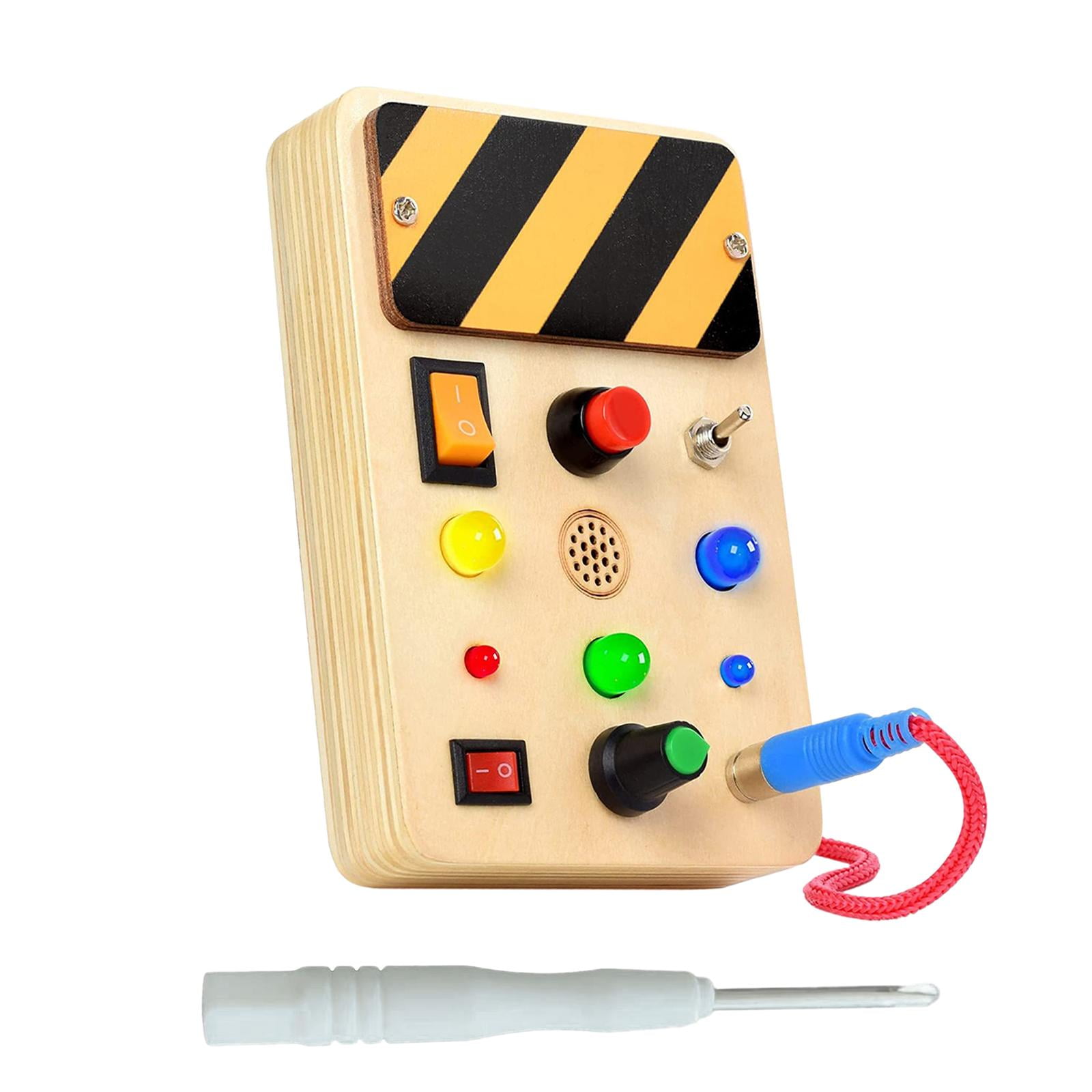 Switch Busy Board Lights Switch Toy for Kindergarten Activities Centers Kids Rectangle no key