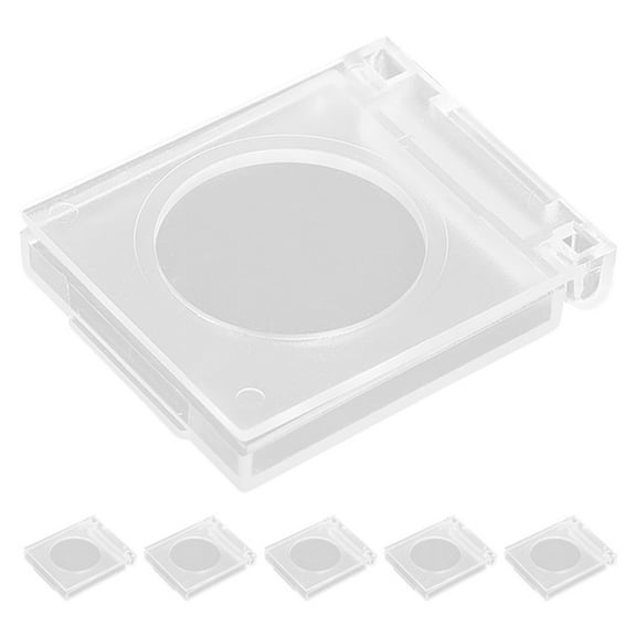 Amosfun 6Pcs Durable Transparent Switch Protector Cover for Home Wall Button Guard