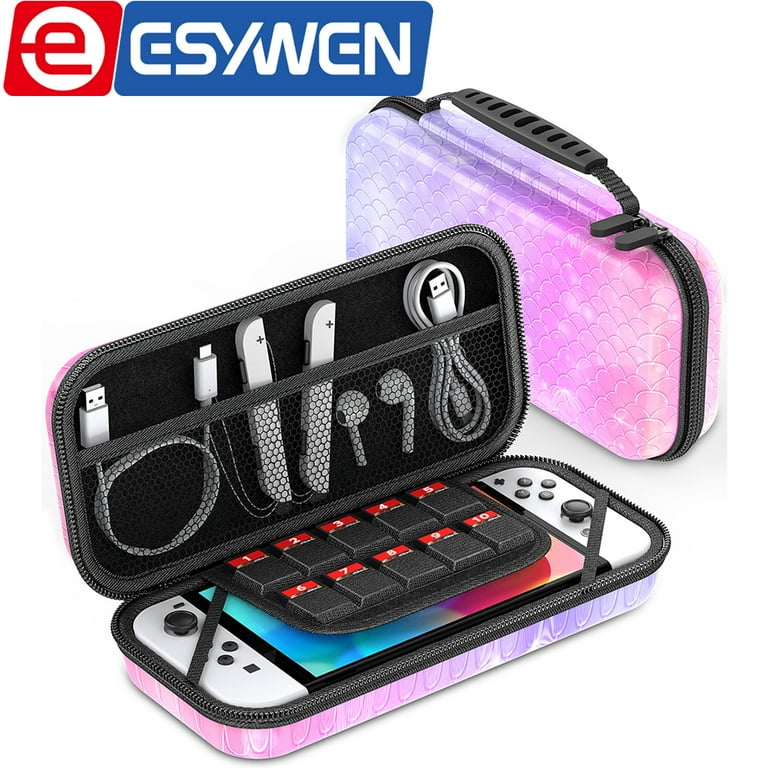 Switch Case ESYWEN Mermaid Portable Protective Switch Carry