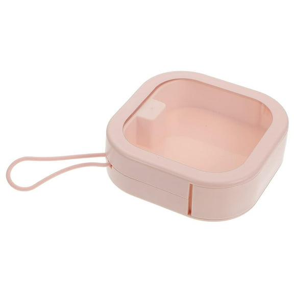 Switch Case Mini Containers Retainer Case Portable Case Lovely Denture Container Fake Teeth Holder Dental Teeth Retainer Storage Travel Container Switch Stand