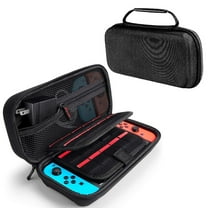 Switch Case for Games - Carrying Case for Nintendo Switch Console & Accessories, Portable Travel Carry Case Shell Pouch with Pockets, Unisex
