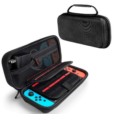 Switch Case for Games - Carrying Case for Nintendo Switch Console & Accessories, Portable Travel Carry Case Shell Pouch with Pockets, Unisex
