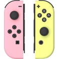 thumbnail image 1 of Switch Controller (L/R) for Nintendo Switch, Gamepad with Turbo/Wake-up/Screenshot/Motion Control (Neon Pink/Neon Yellow), 1 of 7
