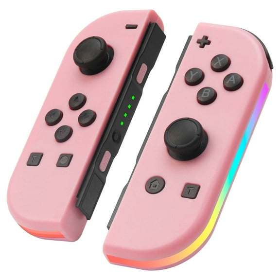 Switch Controller (L/R) for Nintendo Switch Wireless Game Stick Joypad Replacement with RGB Light/Turbo/Motion Control