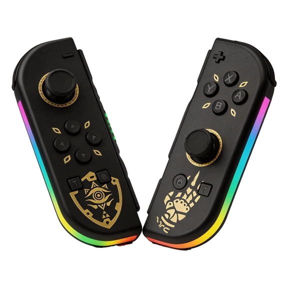Switch Controller (L/R) for Switch, Joypad Replacement, Turbo, Dual Vibration, Motion Control, RGB Lighting