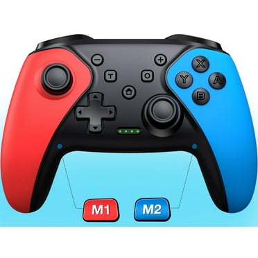 QQV PRO Wireless Switch Controller with Programmable Function for Nintendo Switch Lite/OLED/Android/IOS/PC & Button