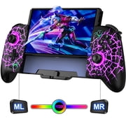 Switch Controller, QQV Switch Pro Controller with Turbo, Vibration, Programmable for Nintendo Switch/OLED Joypad