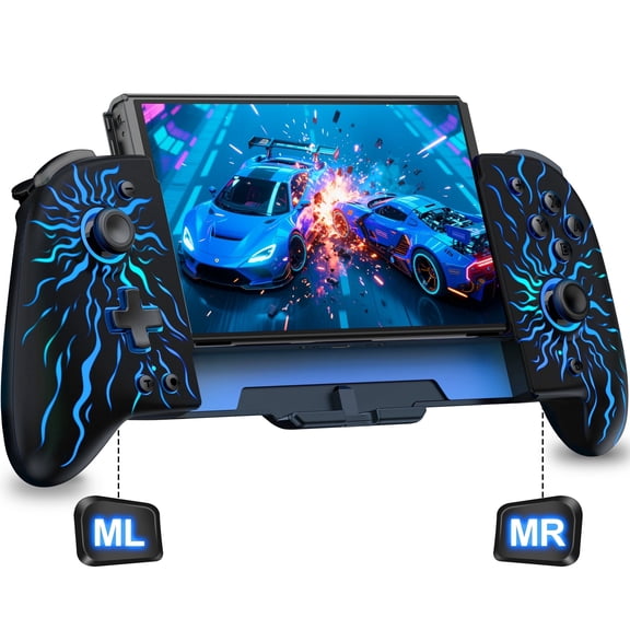 Switch Controller for Switch/Switch OLED, QQV One-Piece Joypad Controller Replacement for Switch Pro Controller, Switch Controllers Remote with Adjustable TURBO