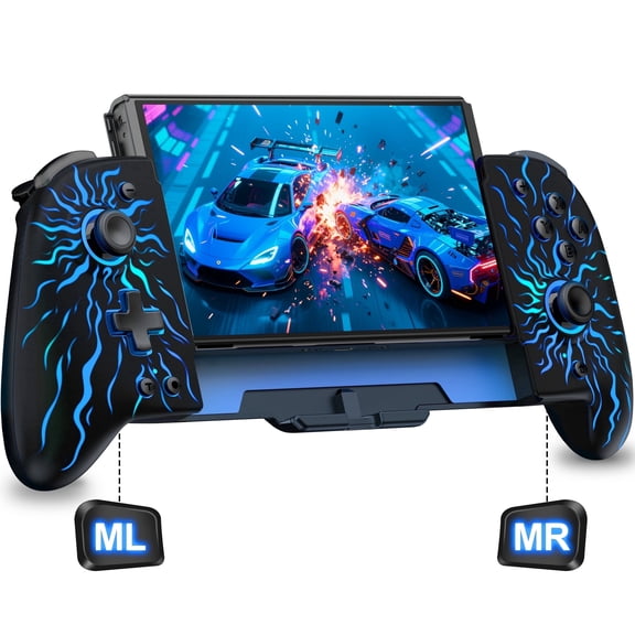 Switch Controller for Switch/Switch OLED, QQV One-Piece Joypad Controller Replacement for Switch Pro Controller, Switch Controllers Remote with Adjustable TURBO