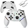 thumbnail image 1 of Switch Controller,Wireless Pro Controller with 1000mAh Battery/9 Colors RGB Light/Programmable/Dual Vibration/Gyro Sensor/Turbo/Wake-up Function,Game Controller for Switch/Lite/OLED/PC, 1 of 6