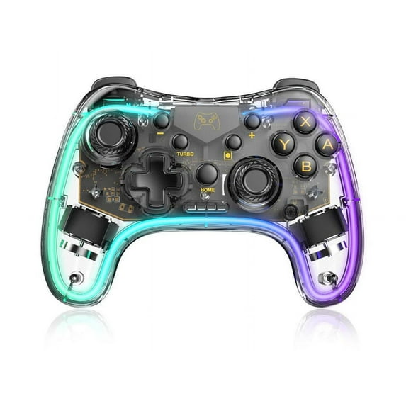 Switch Controller,Wireless Switch Pro Controller Compatible with Switch/Switch lite/Switch OLED,Pro Controller Switch Support Turbo,Wake-up Function and Adjustable LED