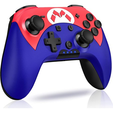 Switch Controller, Wireless Switch Pro Controller for Nintendo Switch/Lite/OLED /PC/IOS/Android, Switch Remote Control with Dual Vibration, 6-Axis Gyro, Wake-up, Programmable, Turbo Function