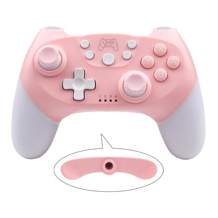 Switch Controller, Wireless Remote Pro Controller Game Console Compatible with Nintendo Switch/Switch Lite/Switch OLED, Gamepad Joystick with Adjustable Turbo, Dual Vibration and Non-Slip