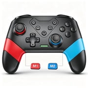Switch Controller Compatible with Switch/Switch Lite/Switch OLED, Extra Controller with Paddles, Wireless Switch Pro Controller with Turbo, 6-Axis Gyro,Programm
