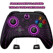 Switch Controller,QQV Wireless Switch Pro Controller for Nintendo Switch2 /Lite/OLED/Switch with Wake-up,Programmable,Turbo Function, with a Mouse Touch Feeling on Back Buttons