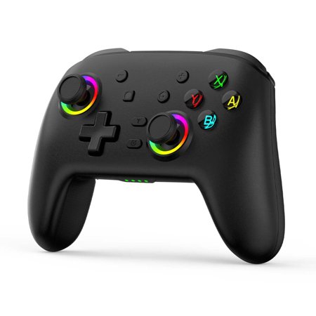 Switch Controller, YUOY Wireless Switch Pro Controller for Nintendo Switch/Lite/OLED /PC/IOS/Android, Black