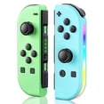 thumbnail image 1 of Switch Controller for N-Switch, Wireless Controllers (L/R) With LED Support Vibration/WakeUp Function/Motion Control,Blue Green, 1 of 8
