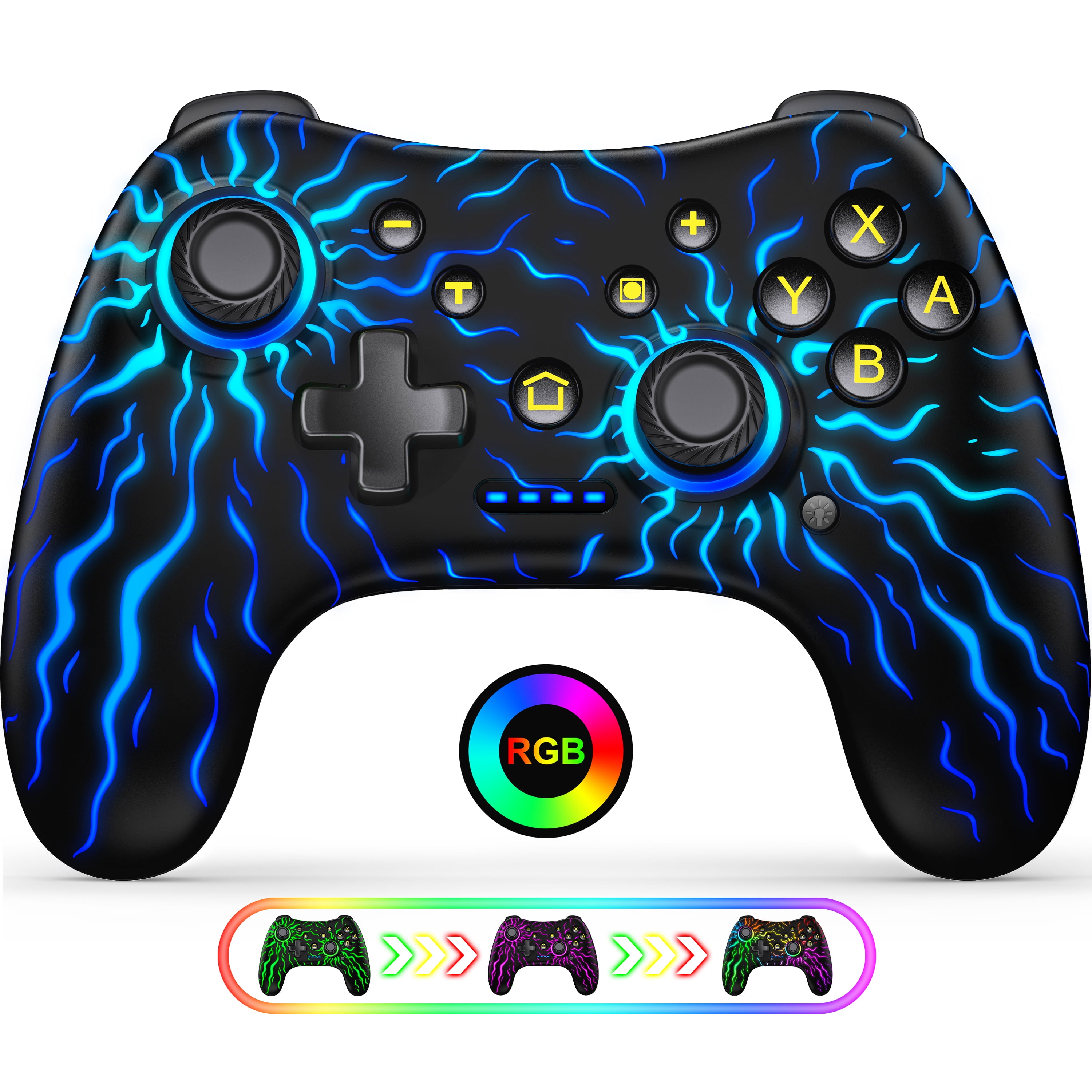 Wotoroto Switch Pro Controller,Wireless Controller with Turbo, Macro ...