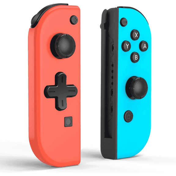 Switch Controller for Nintendo Switch, Switch Remote Joy Pad supports Dual Vibration/Motion Control/Screenshot/Wake-up (Red and Blue)