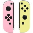 thumbnail image 1 of Wireless Controller for Nintendo Switch, L/R Controllers Support Dual Vibration/Motion Control/Wake-up Function,Pink Yellow, 1 of 8