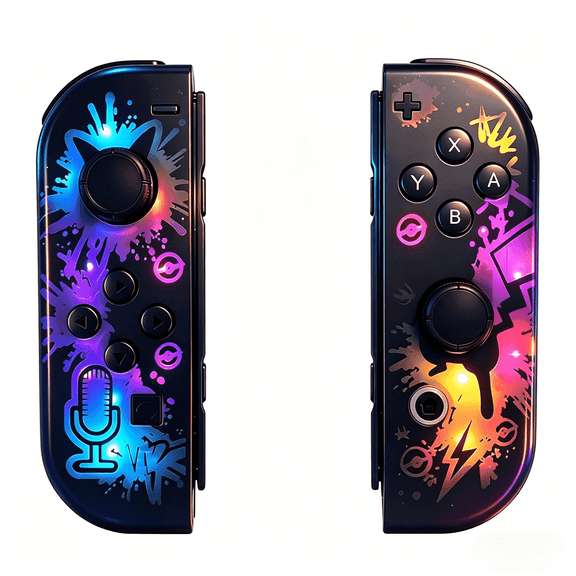 Switch Controller for Switch/Lite/OLED, Joypad Replacement with Dual Vibration Gyro Wake-up Screenshot