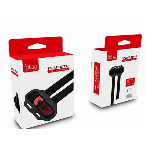 Switch Dance & Fitness Leg Strap - 2-Pack Adjustable Joy-Con Holder for Ring Fit Adventure & Dance Games, Anti-Slip Design, Comfort-Fit | Switch Accessories