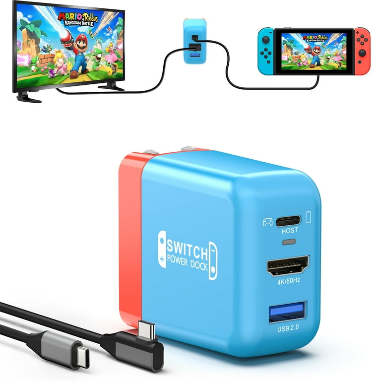 Switch Dock Charger for Nintendo Switch/OLED, Portable TV Docking