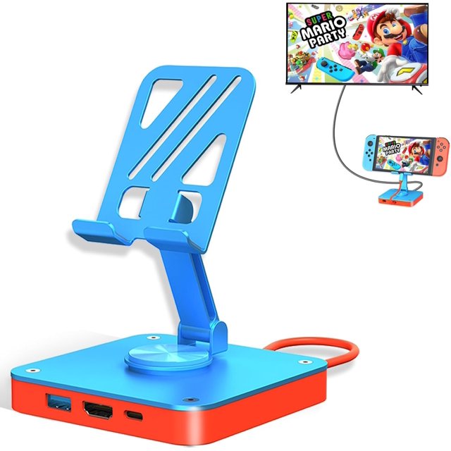 Switch Dock HDMI Adapter Cable 4k Video Output 100W PD Fast Charge for