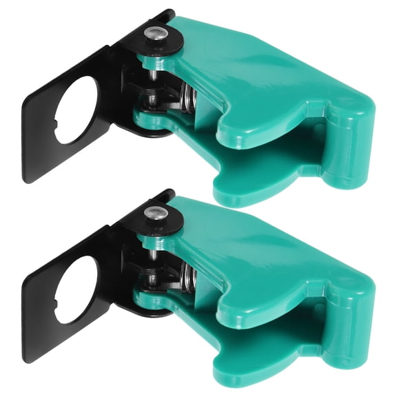 Switch Dust Cover Plate Toggle for Plastic Iron Guard Cap Shield 2 Pcs