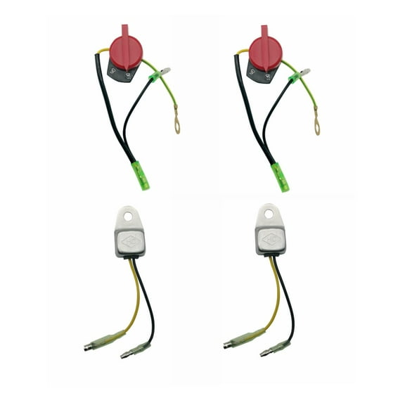 On Off Switch Engine Kill Switch with Low Oil Sensor for Honda and Clones GX160 GX390 GX200 GX270 GX340 GX120 Predator 212 420 301 196 cc Baja Coleman Champion etc.